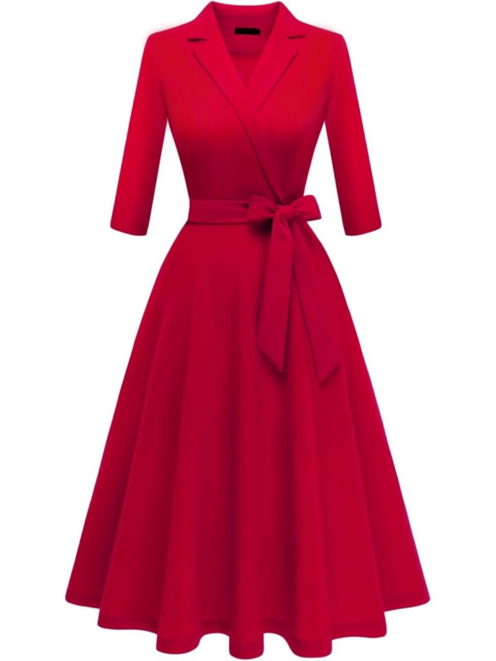 Vintage Long Sleeve Tea Party Dress | Formal Church Wear | Elegant Women's